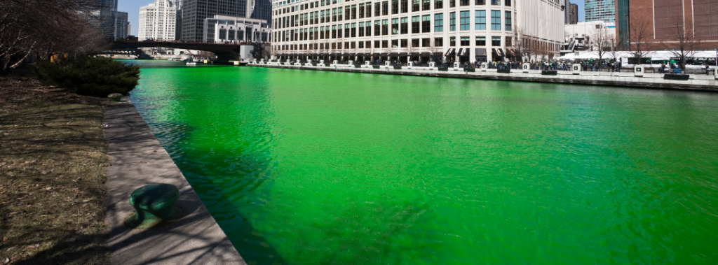 chicago river green