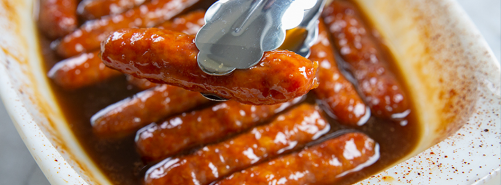 maple glazed sausage