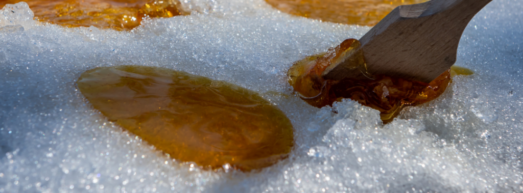 maple syrup snow candy