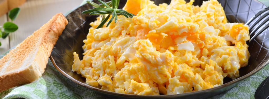 scrambled eggs