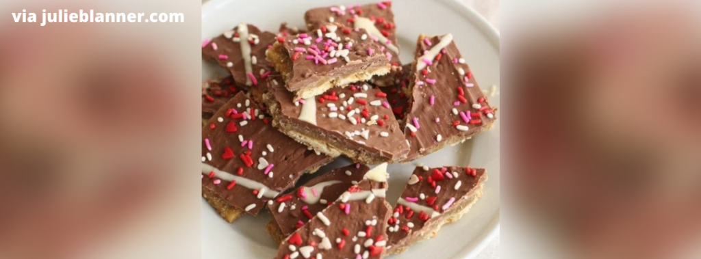 sprinkled toffee candy