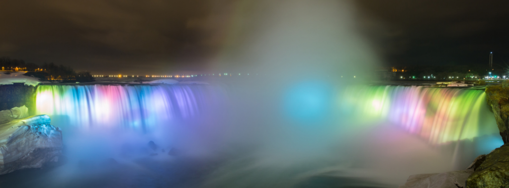 Niagara falls light show