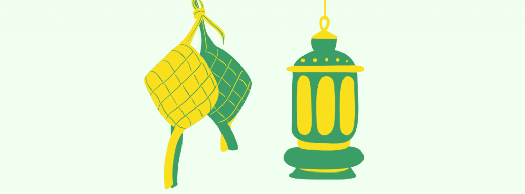 ketupat and lantern